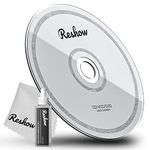 Reshow CD Cleaner Disc for CD Player - Laser Lens Cleaning Disc Cleaning Set for CD/VCD/DVD Player, Included Microfiber Cloth, Cleaning Disc and Cleaning Solution