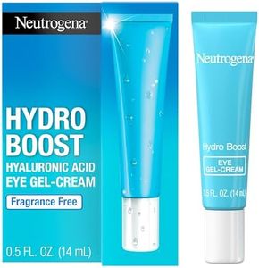 Neutrogena Hydro Boost Eye Cream, Under-Eye Moisturizer with Hyaluronic Acid, Fragrance Free and Non-Comedogenic, 0.5 Oz