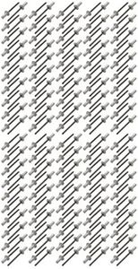 uxcell 4mmx10mm Aluminum Round Dome Head Closed End Blind Rivets Fastener 200pcs