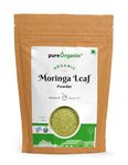 Pure Organio Moringa Powder Organic | NPOP Certified Indian Organic Moringa Powder for Nutrient-Rich Superfood | Natural Energy Booster | Pure Moringa Leaf Powder for Smoothies and Cooking 200 Gm