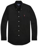 Polo Ralph Lauren Mens Classic Fit Oxford Longsleeve Buttondown Shirt, Ralph Lauren Black, XX-Large