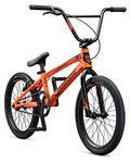 Mongoose Title Elite Pro XXL BMX Race Bike, 20-inch Wheels, Intermediate to Advanced Riders, Professional-Grade Tectonic T1 Biaxial Hydroformed and Butted Aluminum Frame, Orange