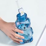 PECULIAR Attractive Design Water Bottle, Leak-Proof,BPA-Free Material Sipper Water Bottle for Home, Office, Gym, Trekking (Cute Panda - 430ML)