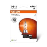 OSRAM ORIGINAL LINE 12V, H11, halogen headlight lamp, Single Blister (1 lamp)