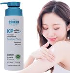 QUEEN KP Keratosis Pilaris Exfoliating Body Lotion Plus Collagen Niacinamide |12% Glycolic Acid - 2% Salicylic Acid - AHA & BHA Rough & Bumpy Skin - Gets Rid Of Redness, Body Acne -Gentle On Your Skin Without Harsh Irritating -Fragrance Free(250ml/8.45fl.oz)