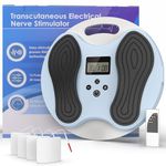 Rechargeability Circulation Blood Booster for feet and Legs, TENS & EMS foot massagers for pain and circulation, Relieve Foot Pain, Fight Fatigue and Soreness, Reduce Swelling, 12 Modes & 20 Levels