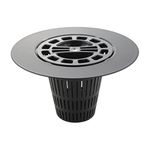 Danco 11086 Shower Drain Cover, Pack of 1, Matte Black