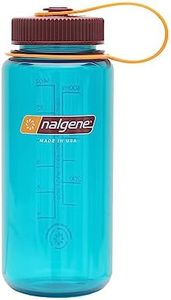 Nalgene Sustain Tritan BPA-Free Water Bottle Made with Material Derived From 50% Plastic Waste, 16 OZ, Wide Mouth, Teal