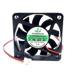 PY-6015M12S 12V 60mm Fan, 0.15A 6015 6CM 2-Wire Cooling Fan