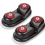 GANGUOLA Cam Cleat Ball Bearing Fast Entry for Line Sizes Upto 5/8-Inch, Aluminum, Sailing Sailboat Kayak(2PCS)