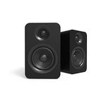 Kanto YU Passive 4" Bookshelf Speakers with 1" Silk Dome Tweeter | External Amplifier Required | 70W Power Handling | Matte Black | Pair