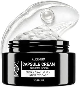 Alicemera PDRN Eye Cream for Men with Snail Mucin – Men’s Eye Cream with Collagen for Under Eye Hydration, Eye Bags, Dark Circles & Wrinkles – 1.94 oz