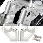 Dreamseek Handlebar Risers Move Back for Triumph Tiger 800/850/900 2010-2023, Tiger Explorer 1200 2012-2022 Motorcycle Handle Bar Clamp Mount Adaptor Clamps