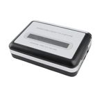 USB Cassette-to-MP3 Converter Capture, Cassette Converter Portable Digital Tape Player Captures Stereo Audio Cassette/Tape to PC MP3 Switcher Converter with Headphone