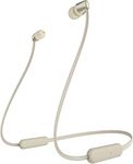 Sony WI-C310 Bluetooth Wireless in-Ear Headphones with Mic, up to 15h Battery Life, Gold (International Version)