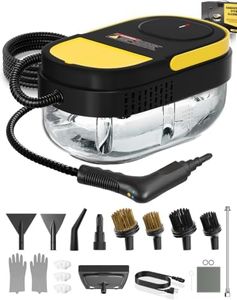 Gautye Steam Cleaner, 15s Heat Up, 1.69 Quarts Tank with 15 Accessories