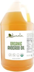 Kevala Organic Avocado Oil - 64 fl oz - 1.8 L - Half a Gallon - Cold Pressed - Avocado Oil for Cooking - Organic Vegetable - High Smoke Point – For Skin and Hair