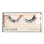 Velour Synthetic Effortless Eyelashes, No-Trim Strip False Lashes – Lightweight, Reusable, Natural, Luxurious Fake Lash Extensions - Long-Lasting - Wear up to 25 Times – 100% Vegan, Soft and Comfortable, All Eye Shapes