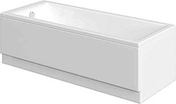 Bathroom Modern White Acrylic Front Bath Panel 1700mm X 520mm PO341