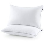 BedStory Pillows 2 Pack, Hotel Hypoallergenic Bed Pillows, Brushed Fabric, Luxury Sleeping Pillows for Back, Stomach or Side Sleepers (42X70 CM)