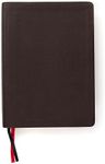 CSB Study Bible, Brown Genuine Leather, Indexed, Red Letter, Study Notes and Commentary, Illustrations, Articles, Word Studies, Outlines, Timelines, Easy-to-Read Bible Serif Type