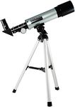 EKRON Explore The Universe: Zoom 90X HD Focus Astronomical Refractor Telescope with Portable Tripod Stand for Kids, Adults, and Beginners