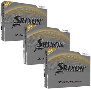 Srixon Z-Star Diamond Golf Balls, Diamond 3 (36 Pack), White