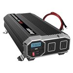 ENERGIZER 2000 Watt 12V Power Inverter, Dual 110V AC Outlets, Automotive Back Up Power Supply Car Inverter,Converts 120 Volt AC with 2 USB Ports 2.4A Each