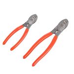 TOPWAY Cable Cutter Wire Stripper 150mm (6") + 210mm (8"), Heavy Duty Cutting Plier for Aluminum Copper Wires 417317