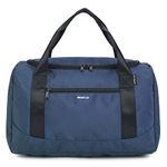 ECOHUB 20L Travel Duffle Bag, for Ryanair Cabin Bags 40x20x25 Underseat, Water Resistant Hand Luggage Bag, Foldable Carry on Holdall Bag, Small Flight Bag, Weekend Overnight Bags for Women Men, Blue