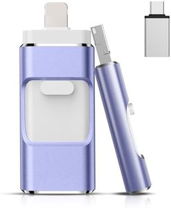 iPhone Flash Drive,iPhone Photo Stick,USB 3.0 Stick 512GB USB Flash Drive for iPhone14/13/12/11/iPad,iPhone USB Memory Stick,USB Drive,iPhone Storage Stick(Purple)