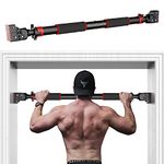 Pull Up Bar for Doorway, No Screws Chin Up Bar Adjustable Dip Bars for Home Gym Exercise Fitness & 200 KG Strength Training Equipment | 72-97cm