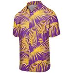 FOCO Men's NFL Team Logo Floral Aloha Tropical Button Up Shirt