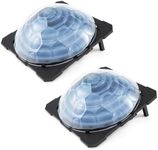 Toolsempire Solar Pool Heater, Outdoor Dome Swimming Pool Heater with Rotatable Hose Connectors & Foldable Legs, Solar Warmer Equipment for In-ground & Above Ground Pools