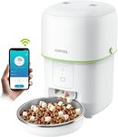 Yuposl Cat Food Dispenser Automatic with APP Control - 8cup/68oz Dual-Band WiFi Automatic Cat Food Dispenser 2.4GHz Pet Feeders for Remote Feeding Pets,Easy to use, Easy to Clean, Small Portion Size