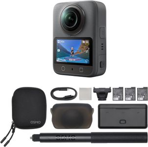 DJI Osmo 360 Adventure Combo – 8K Waterproof Action Camera, 128GB, 3 Batteries