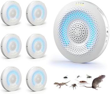 Cozlite Ultrasonic Pest Repeller, Mouse Repellent Indoor, 6 Pack