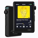 HiBy R3 II Hi-Fi MP3 Player with Bluetooth and WiFi Supports Streaming DSD PCM MQA dongle 3.5mm+4.4mmBAL Jacks(Black)