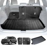 X-CAR Boot Liner Back Seat Protector Combo for Volkswagen T-Cross 2019-2024 Heavy Duty Car Kick Mats Cover Cargo Trunk Mat Carpet Liners Accessories