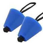 LUTER 2pcs Silicone Kayak Scupper Plug Kit Universal Canoe Drain Holes Stopper Bung Replacement Part for Kayak Canoe（Blue）