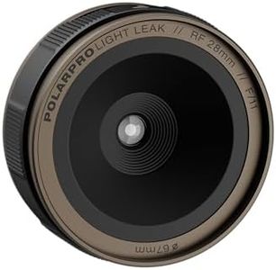 PolarPro LightLeak Lens 28mm - Dispo Film Look for Digital Cameras | Adjustable Light Leak Ring, Fixed F/11 Aperture – Vintage Disposable Looks w/Soft Focus, Grain & Lens Flares – for Canon RF Mount