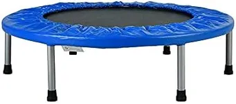 High Bounce Mini Trampoline for Adult Fitness, 38" Foldable Trampoline, Workout Indoors and Outdoors, Adult and Children's Trampoline, for Safe Jumping Exercise, Fitness, Sport