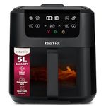 Instant Pot - Vortex Compact Black Air Fryer - 5L Basket, Family Size, 4 in 1 - Air Fry, Food Dehydrate, Bake, Reheat, Non-Stick, Easy Clean, Dishwasher Safe, Electric