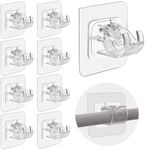 Thinp 8 Pieces No Drill Curtain Rod
