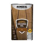 Ronseal Ultimate Protection Decking Oil Teak 5L