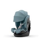Cybex Callisto G 360 Rotating All-in-One Convertible Car Seat, SafeLock 1-Time Seat Belt Installation for Fast, Secure Setup, Side Impact Protection, SensorSafe – Stormy Blue