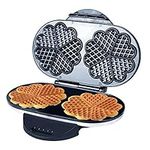 ZZ Heart Waffle Maker with Non-Stic