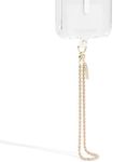 Case-Mate Phone Charm with Gold Rope Chain - Detachable Phone Lanyard, Hands-Free Wrist Strap, Adjustable Phone Strap Grip for Women - iPhone 14 Pro Max / 13 Pro Max / 12 Pro Max / 11 - Eternity Chain