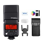 Godox TT350F Mini Thinklite TTL Flash Speedlite, 2.4G HSS 1/8000s GN36 Compatible with Fujifilm Cameras Fuji X-T2 X100F X-Pro2 X-T20 X-T1 X-Pro1 X-T10 X-E1 X-A3 X100T