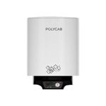 POLYCAB Celestia 5-Star 15L Water Heater (Geyser) | Free Installation | 5-yr tank & 2-yr product warranty | Temperature Control Knob | Enhanced Safety, Rust Proof Tank | Efficient Heating【White】